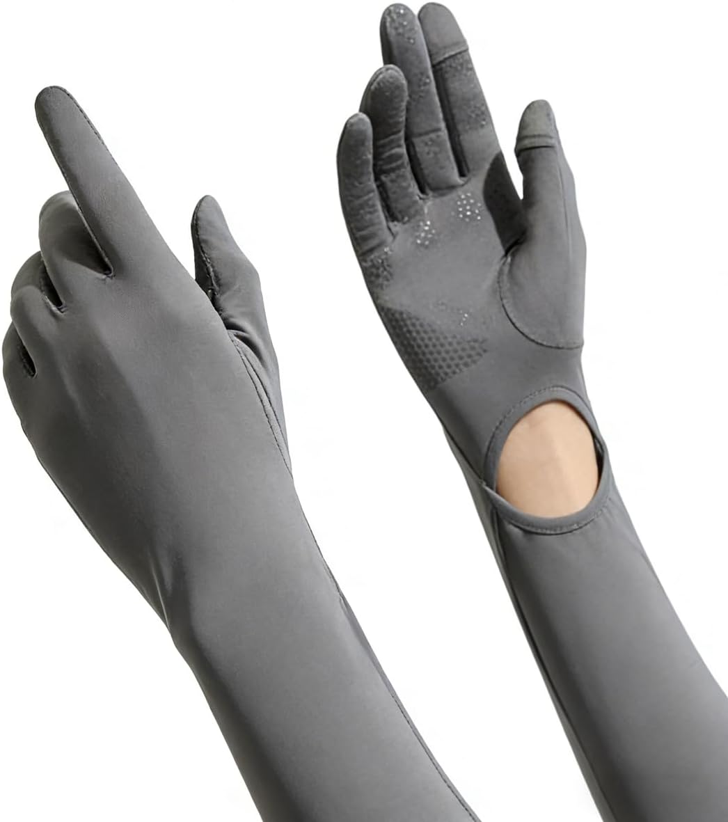 Mangas refrescantes UV UPF 50 con guantes completo