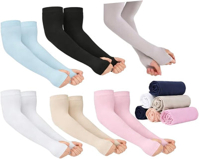 Mangas deportivas UPF50 con enfriamiento 6 colores