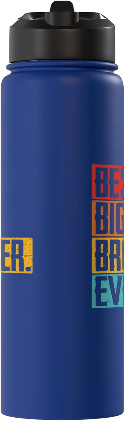 Botella de agua acero inoxidable sin BPA estilo retro