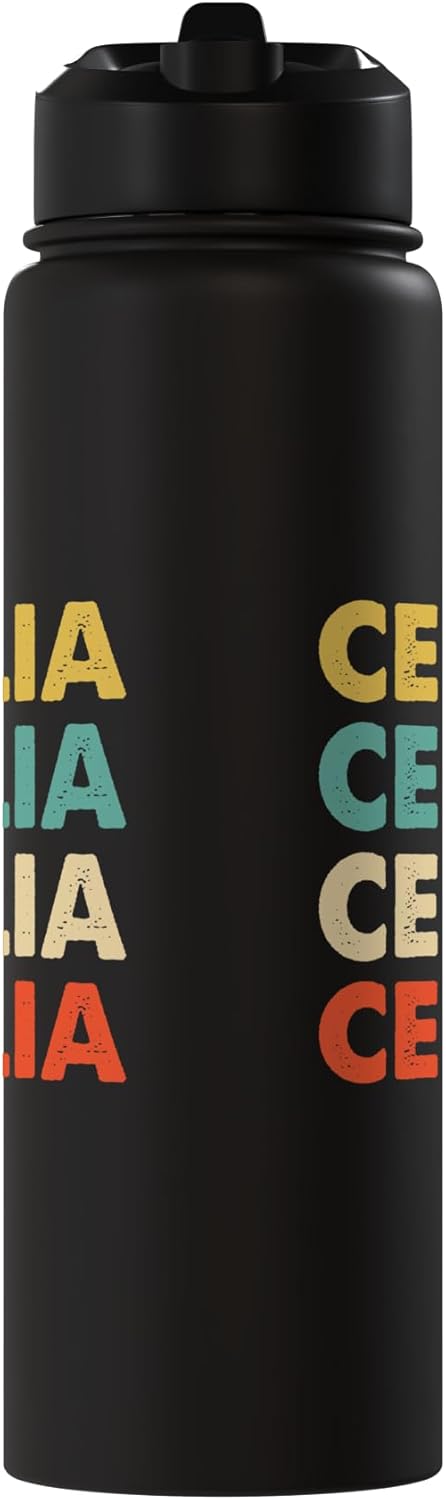 Botella agua acero inox aislada Cecilia