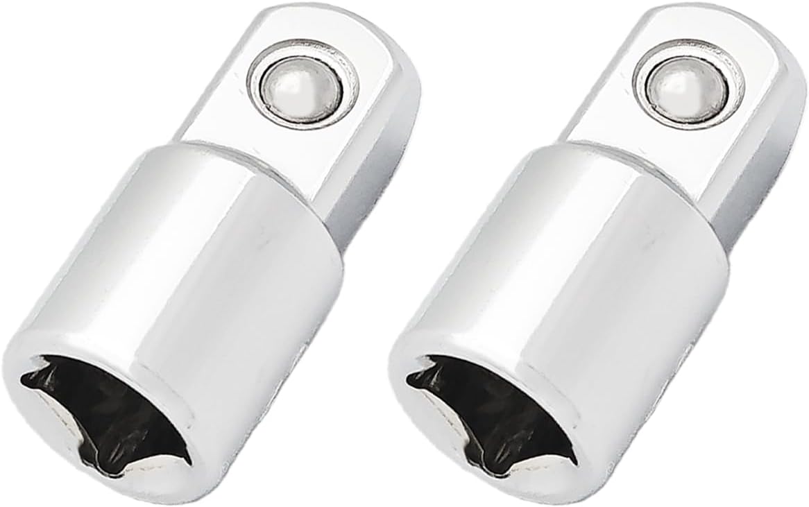 Set 2 Adaptadores Enchufe 3/8 a 1/2 Pulg Kit Convertidor