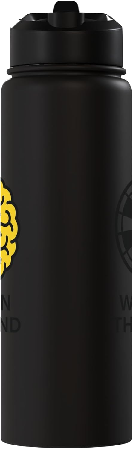 Botella de agua aislada de acero inoxidable Won In The Mind
