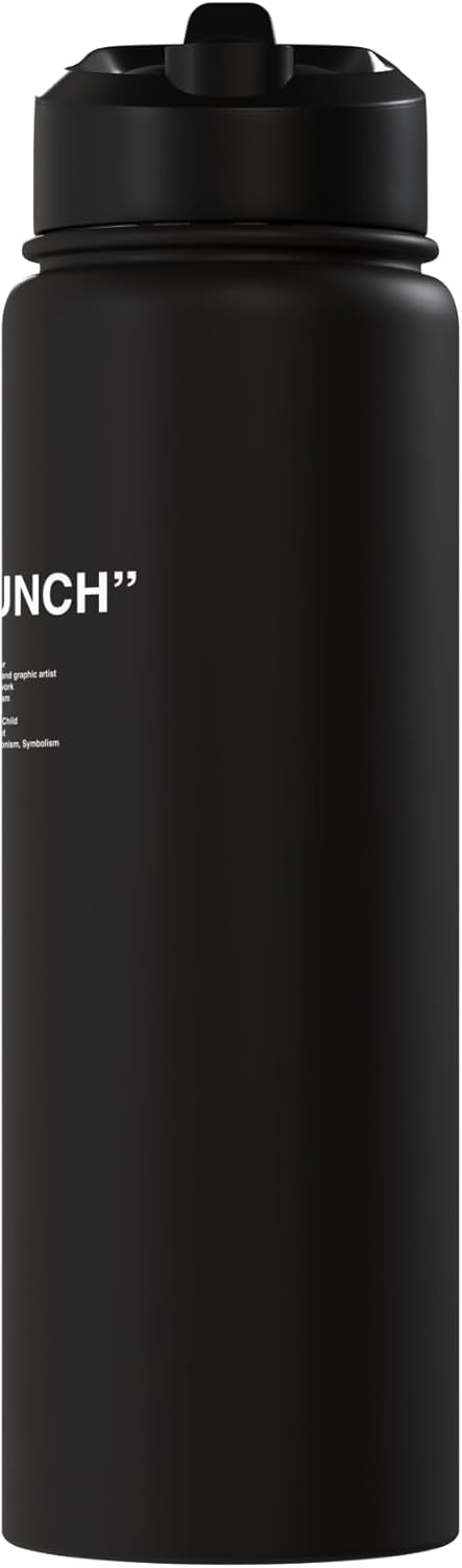 Bottella de agua acero inoxidable sin BPA Edvard Munch