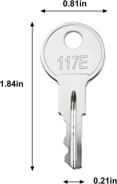 Llaves repuesto archivador HON 117E set 3