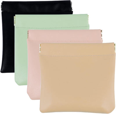 4 bolsas cosméticos para mujer portátiles negro