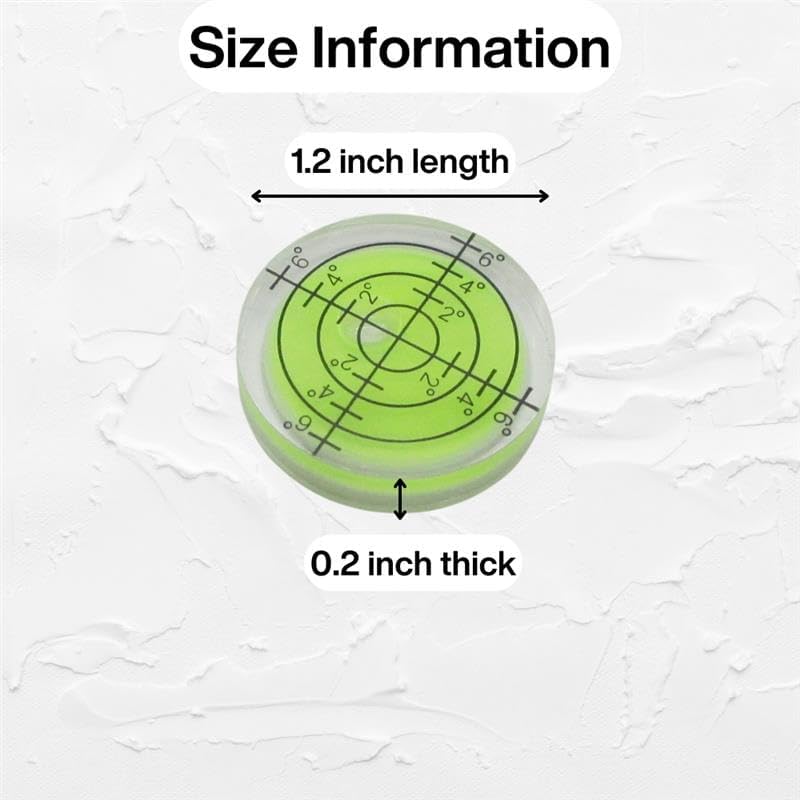 Paquete 3 niveles burbuja circular alta precision