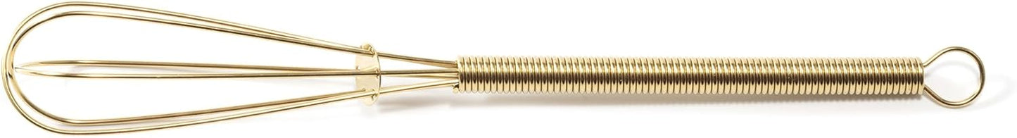 Batidor de acero inoxidable 304 dorado de 7 pulgadas para huevos y cocina