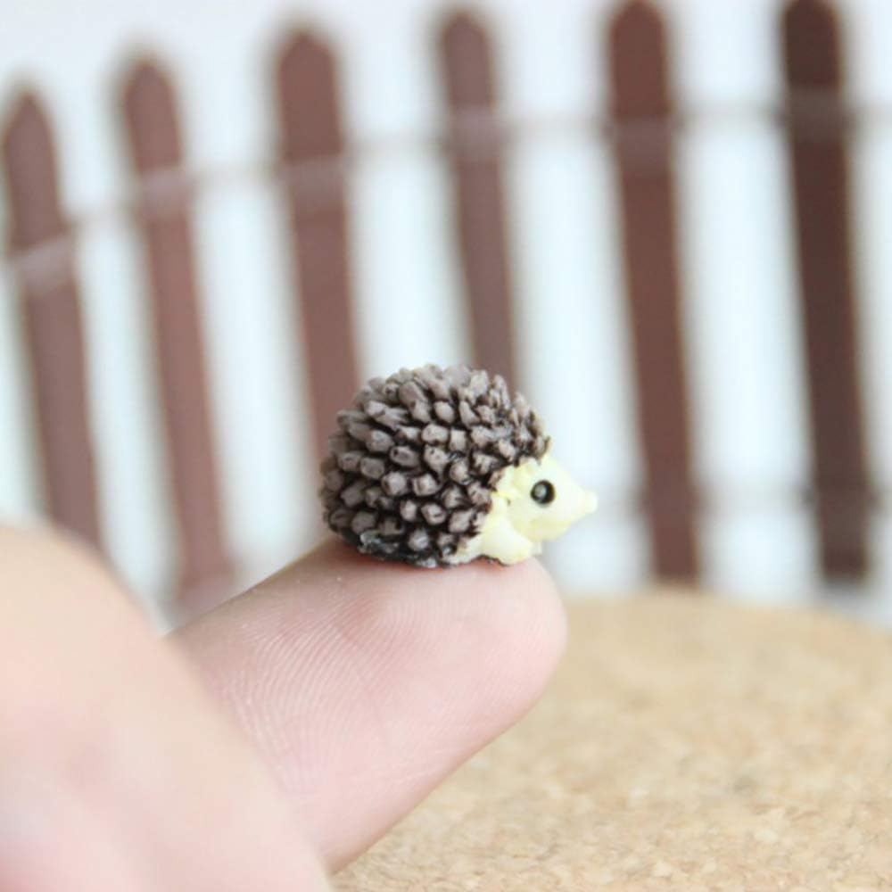 30 Figuras Erizo Decoración Jardín Miniatura