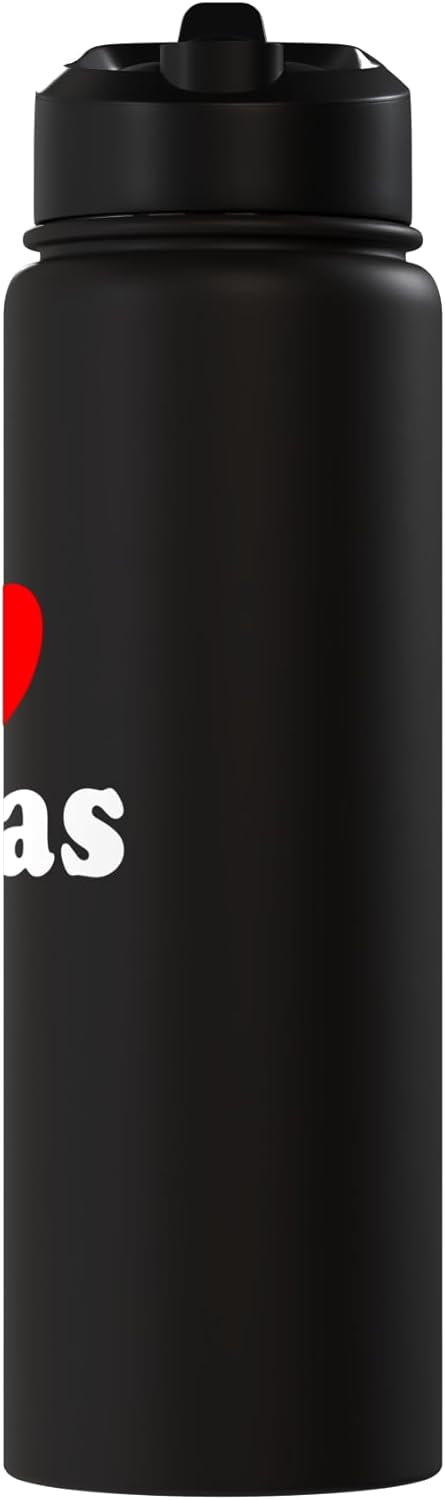 Botella de agua aislada de acero inoxidable para fanático de tapas