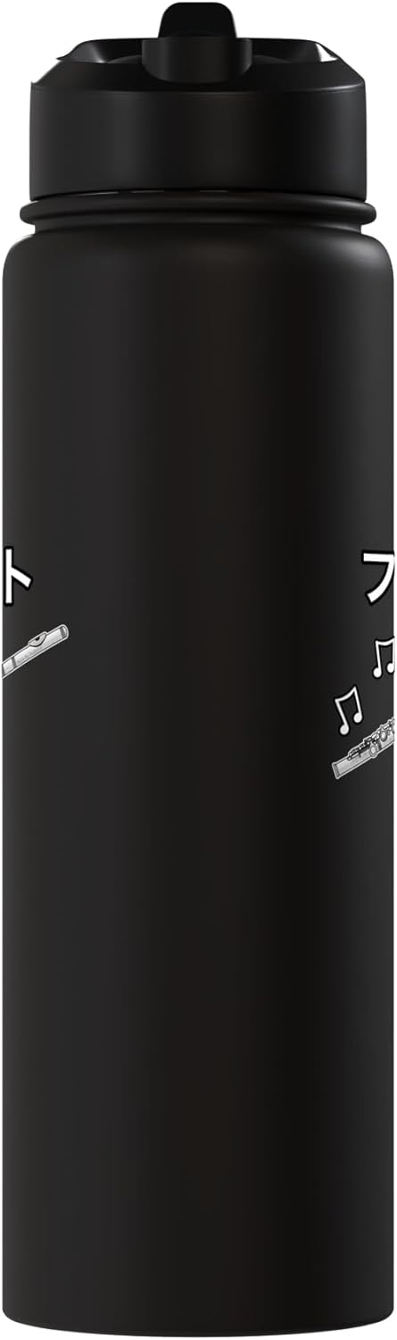 Botella de agua aislada de acero inoxidable para flautista japonés
