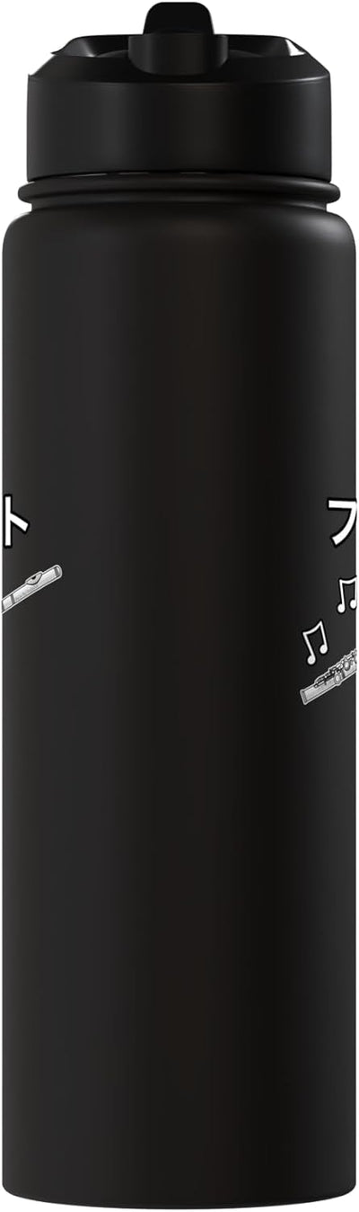 Botella de agua aislada de acero inoxidable para flautista japonés