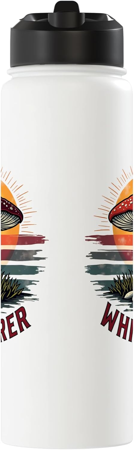 Botella de agua aislada acero inoxidable para recolección de hongos