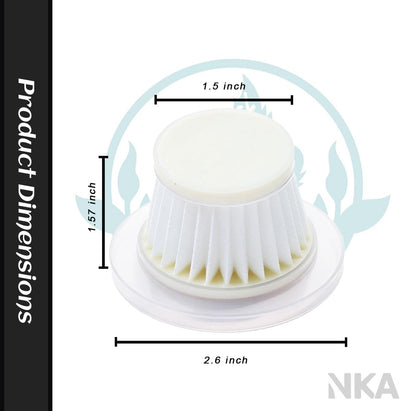 4 Filtros HEPA Repuesto Aspiradora Duck Vac Lavables Reutilizables