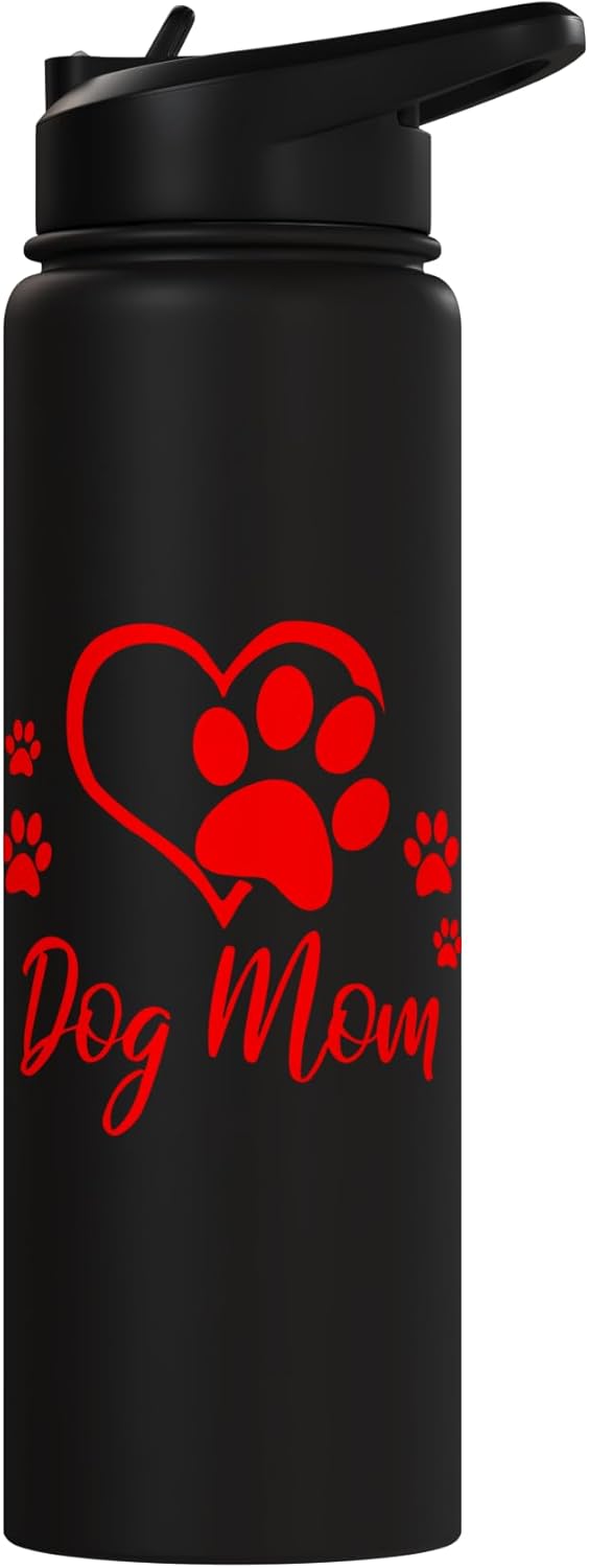 Botella térmica acero inox con estampado de pata de perro