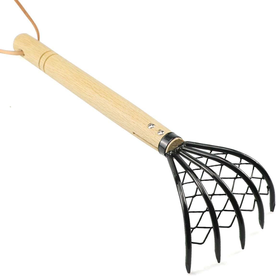 Rastrillo garra 15pulg acero ninja 5 dientes excavadora mariscos