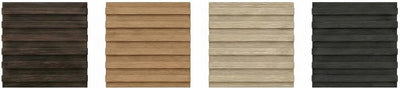 Paneles madera listones para interior 4 pzas 5.9x6pulg
