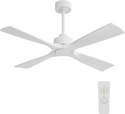 Ventilador techo madera 48pulg control remoto 6 velocidades