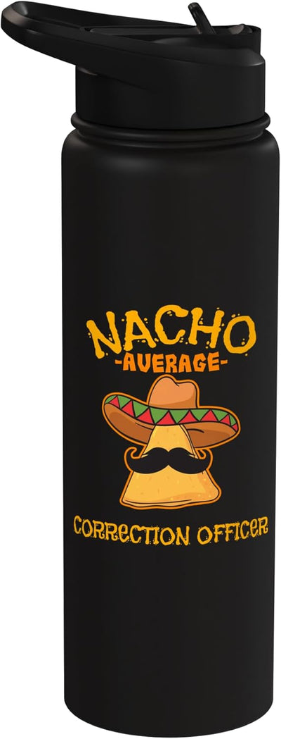 Botella agua acero inox aislada Cinco de Mayo