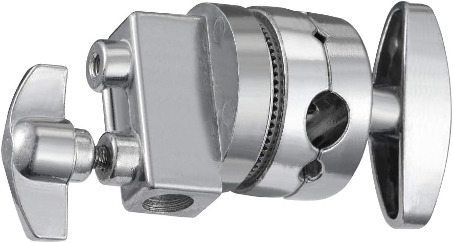 Soporte luz adaptador aluminio 2.5pulg giratorio 1/2 1/4 3/8 5/8