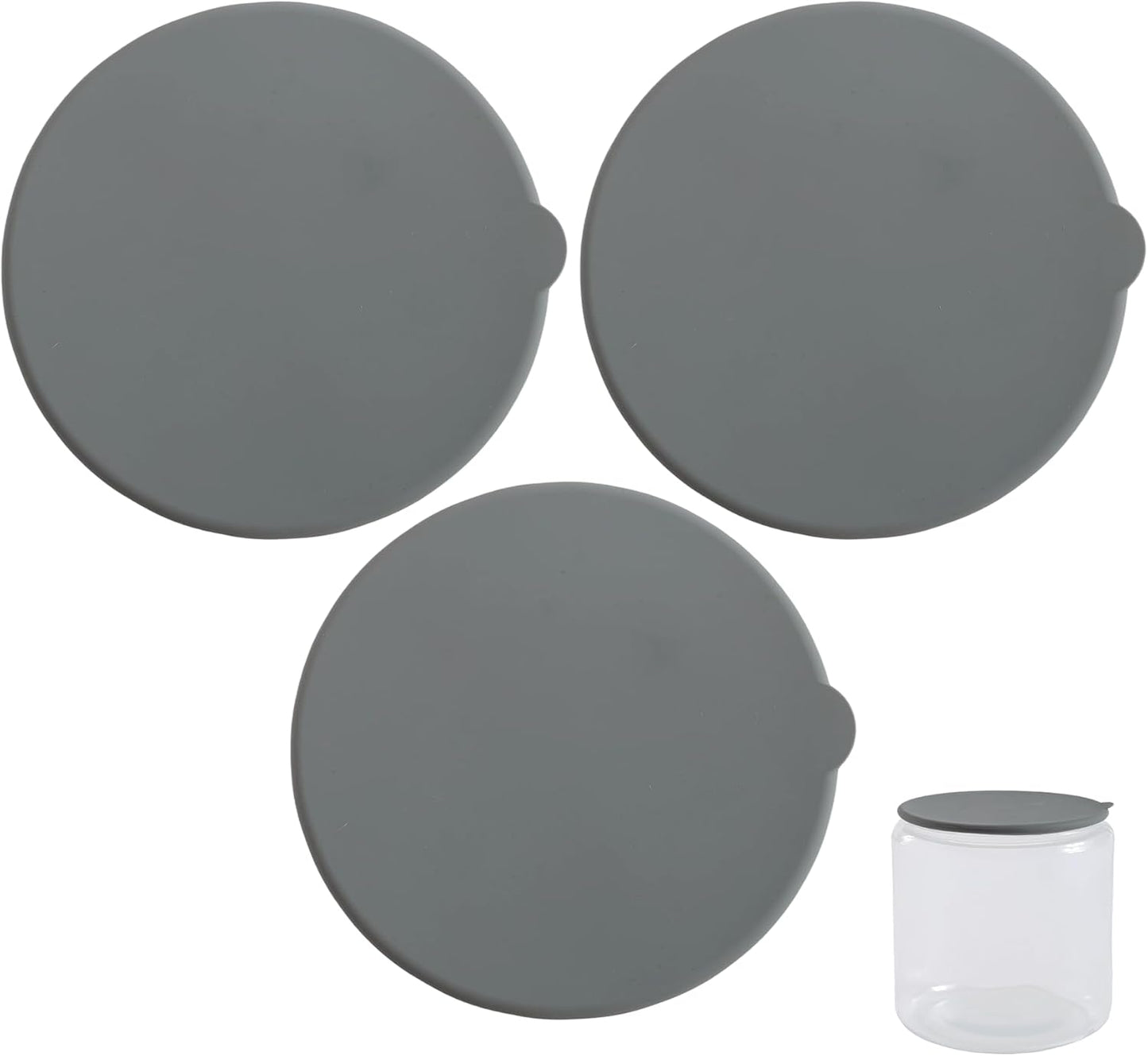 Tapa de silicona para tarro de vidrio Anchor Hocking 1 galón (3 unidades)