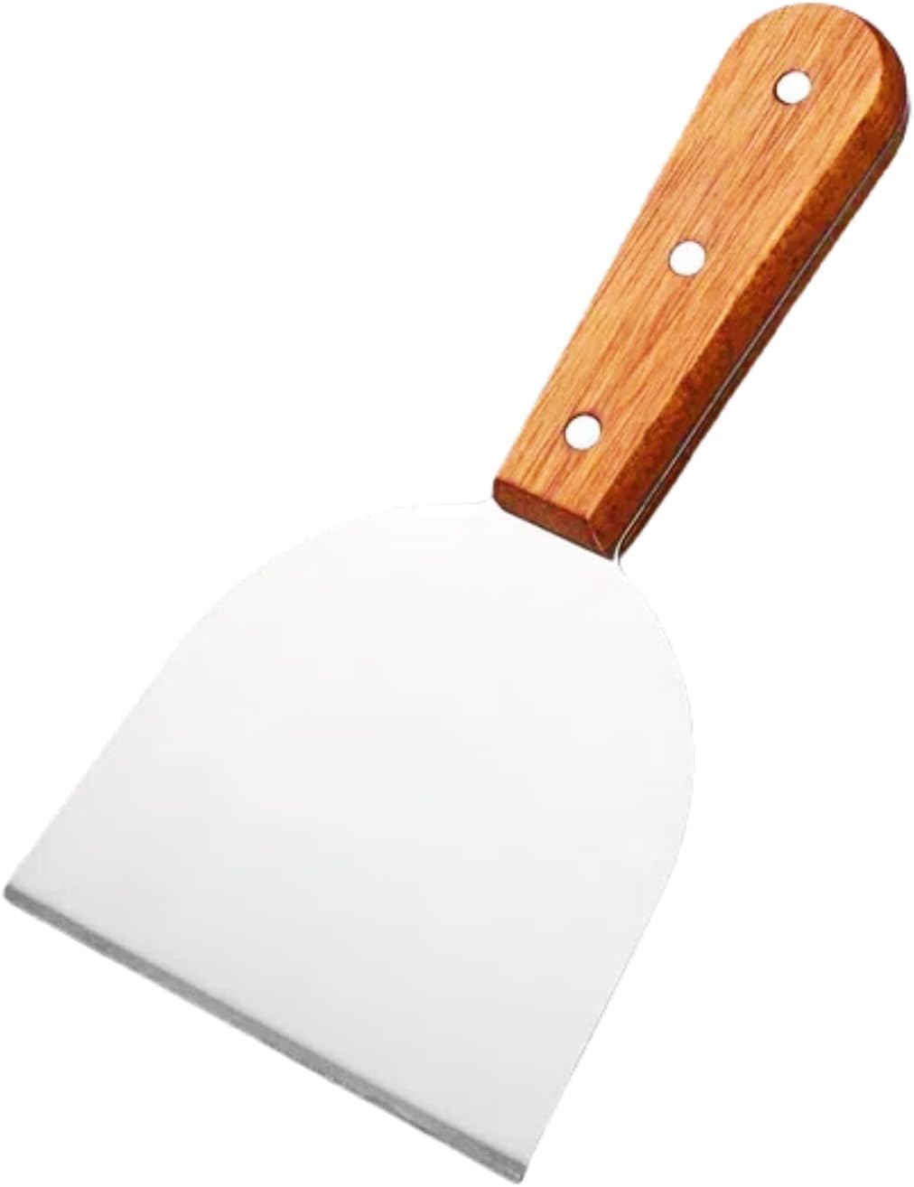 Rascador parrilla 4x4pulg espátula madera accesorios barbacoa