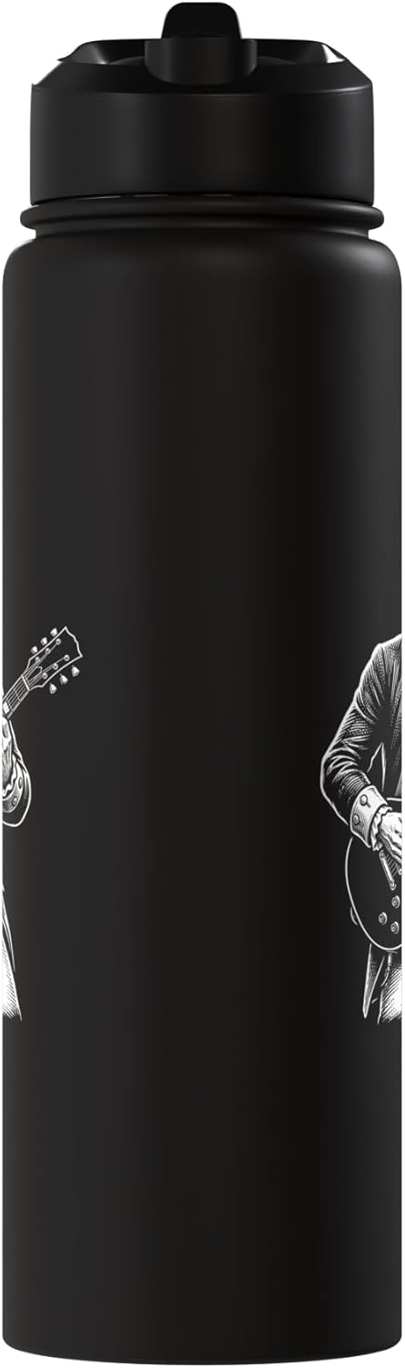 Botella de agua aislada acero inoxidable George Washington Rock Star