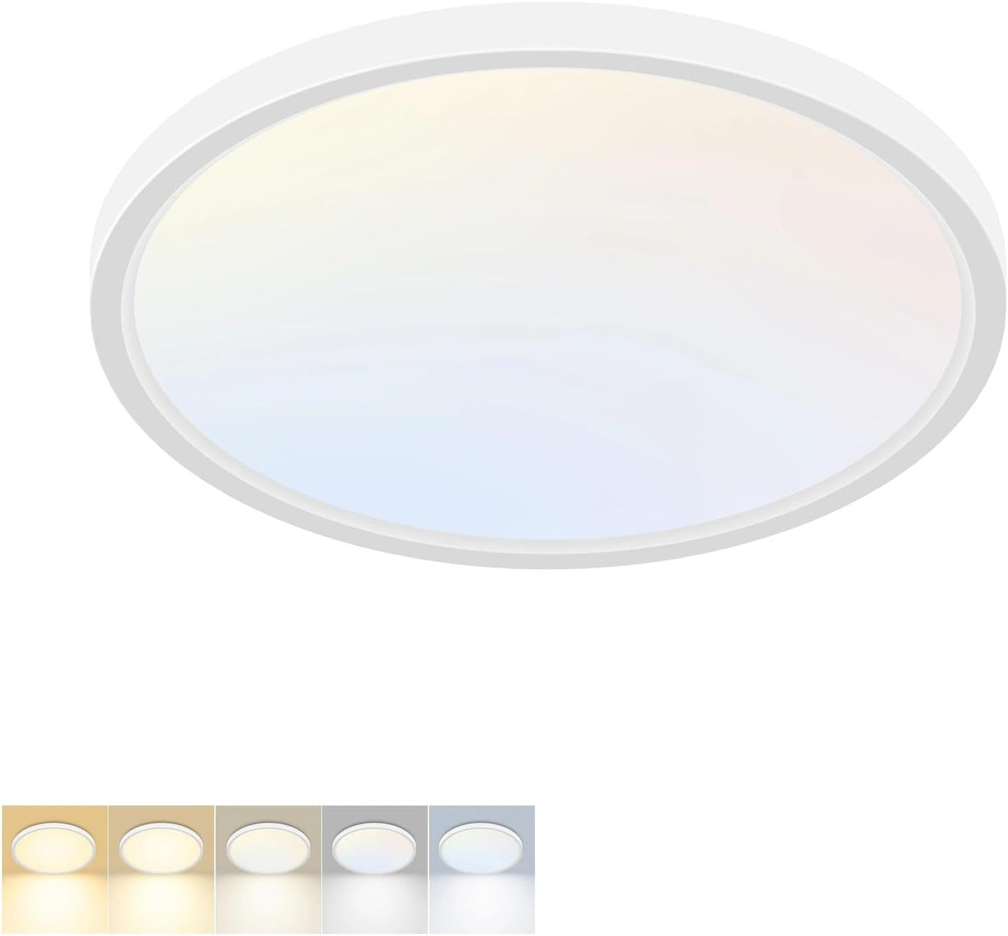 Lámpara LED empotrada 7pulg 15W 5 temperaturas color