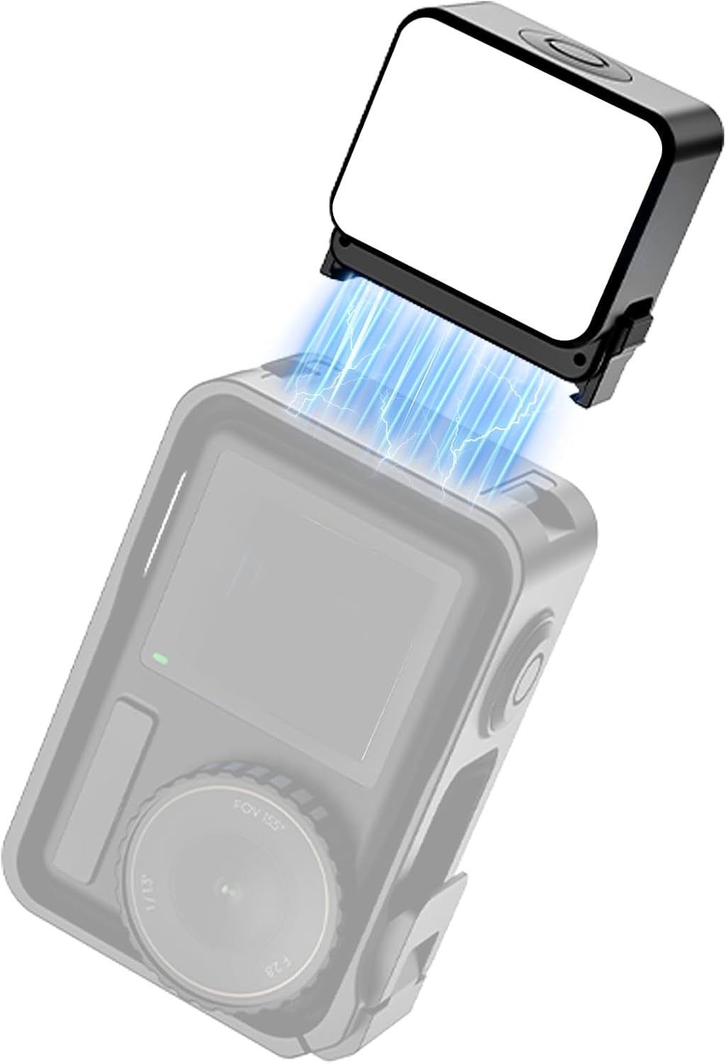 Cámara acción LED impermeable para Osmo Action 3/4/5 y Pocket 3/4