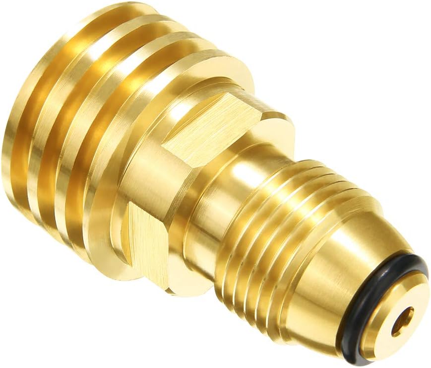 Adaptador tanque propano válvula POL a QCC1 latón
