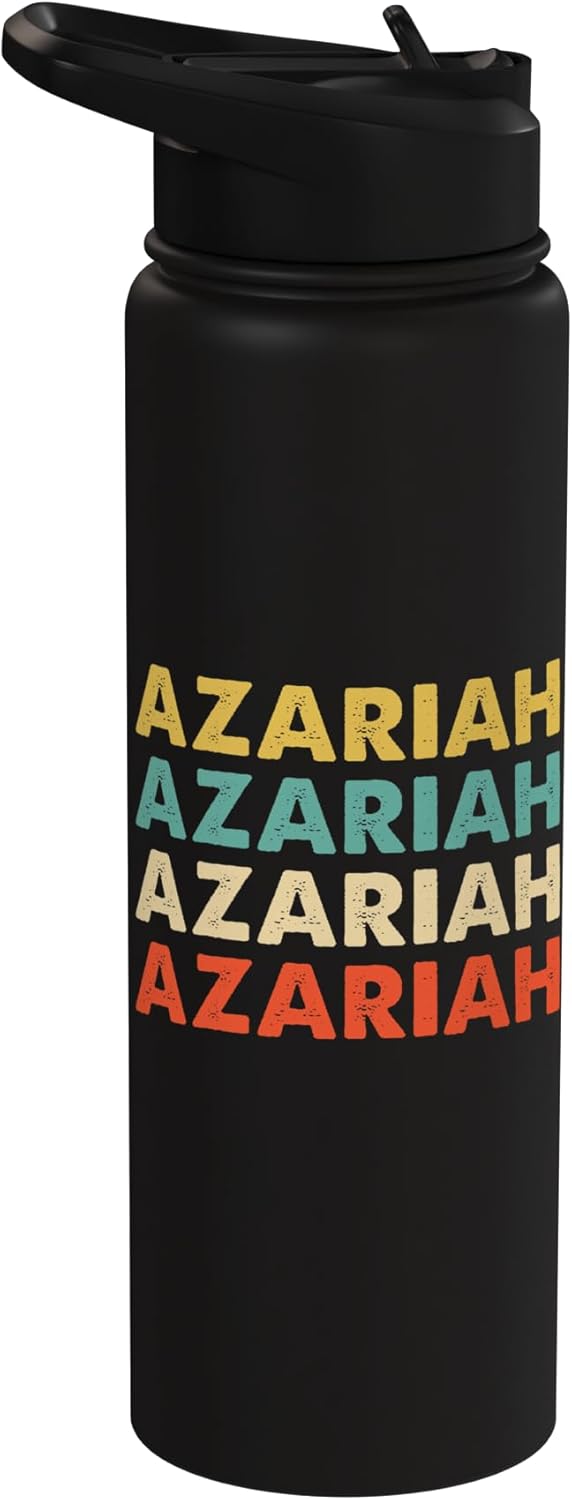 Botella de agua acero inoxidable Azariah Name
