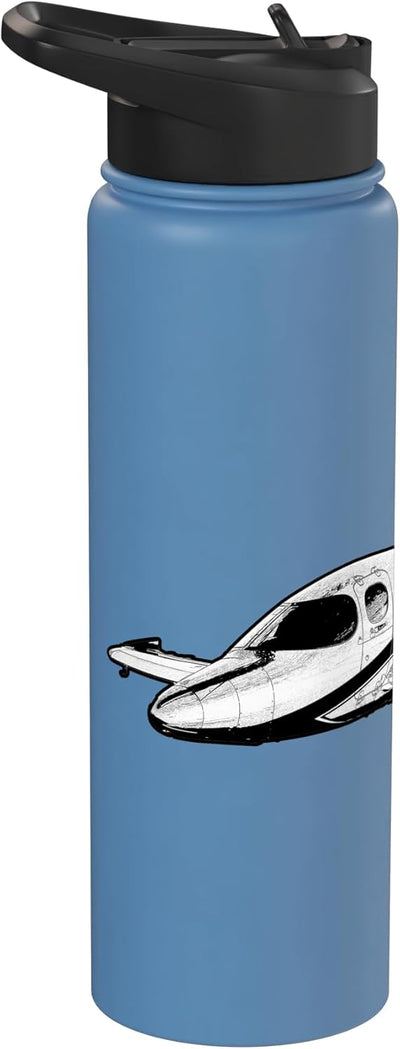 Botella de agua acero inoxidable aislada Cirrus Vision SF50 Jet