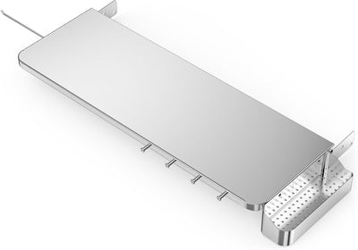 Estante acero inox para parrilla Traeger con organizador