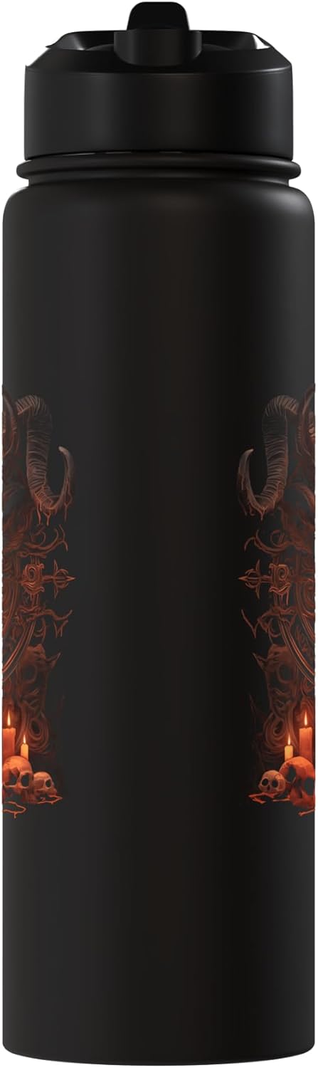 Botella agua aislada acero inox Baphomet