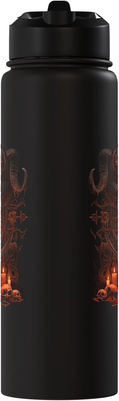 Botella agua aislada acero inox Baphomet