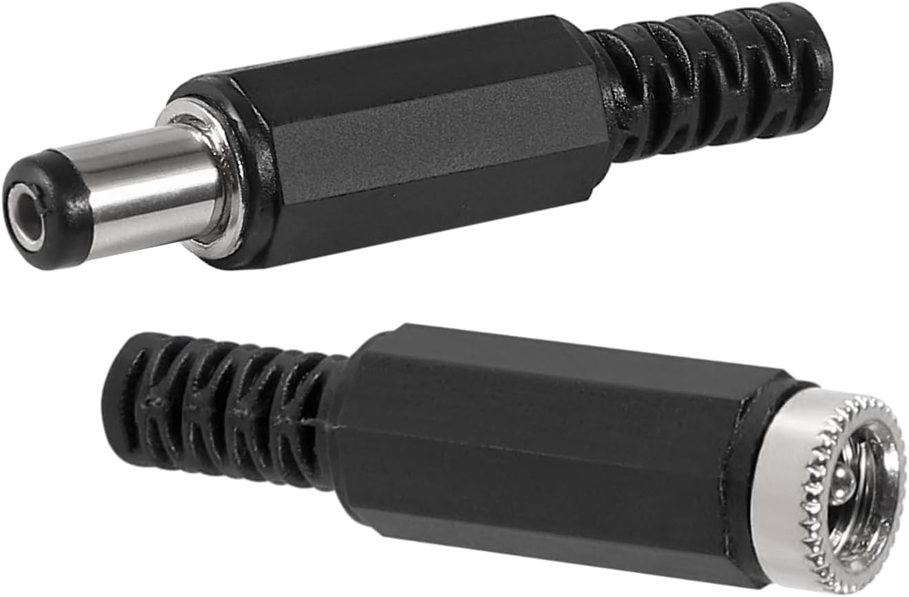 10 Uds Conectores DC Macho/Hembra 0.217x0.083pulgada