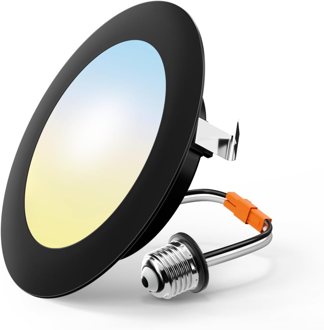 Iluminación LED empotrable 4pulg 5CCT regulable 7W negro