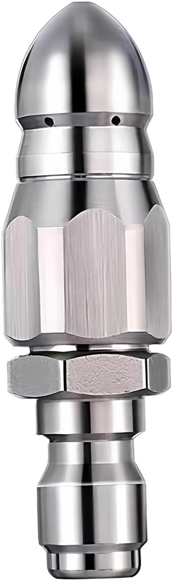 Kit boquillas chorro alcantarillado acero inox 1/4 pulg