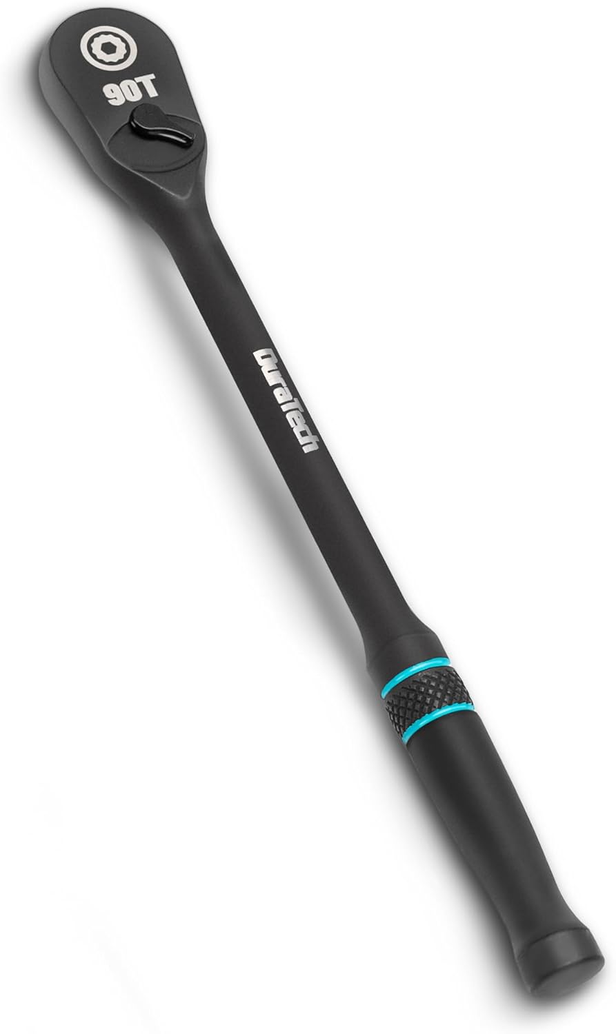 Llave ratchet 1/4 pulg 90 dientes cabeza cerrada negra