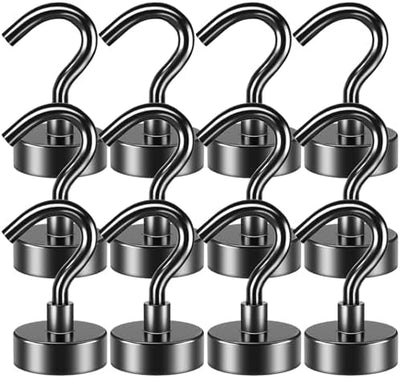 Ganchos magnéticos fuertes 22 libras para colgar en cocina, refrigerador, oficina y garaje