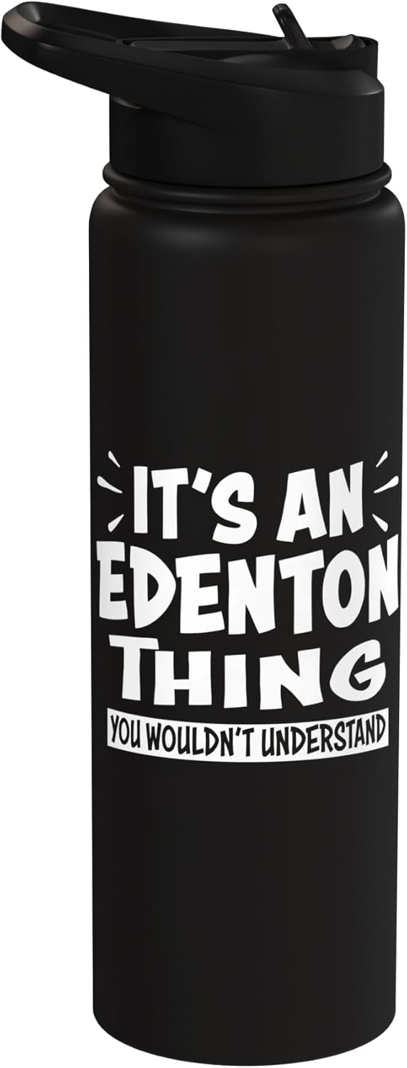 Botella de agua acero inoxidable aislada Edenton Trip Lovers