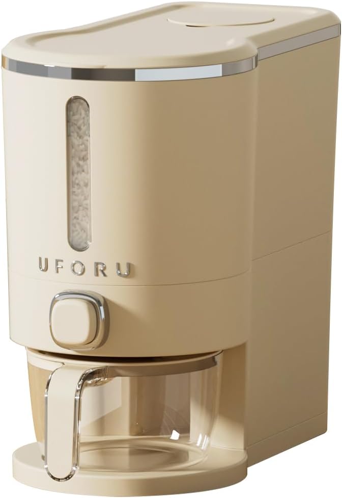 Dispensador de arroz con taza y recipientes para alimentos