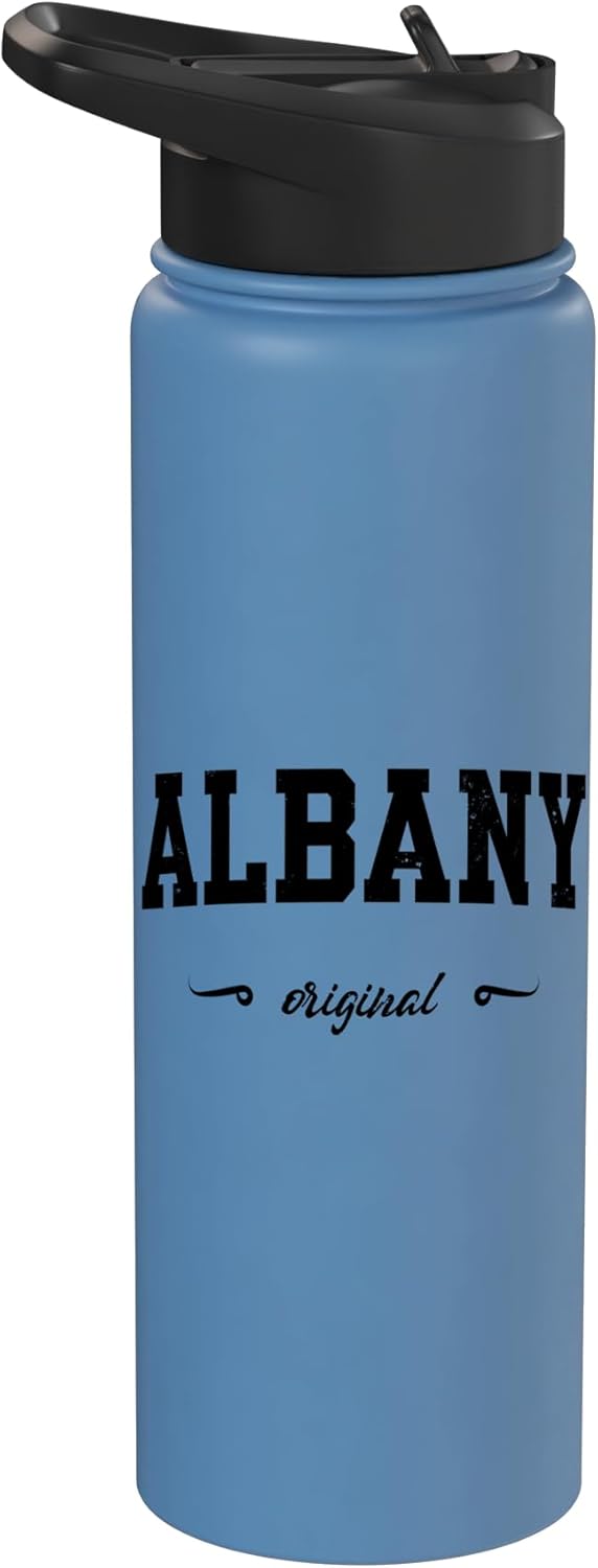 Botella de agua aislada de acero inoxidable Albany Design College Oregon
