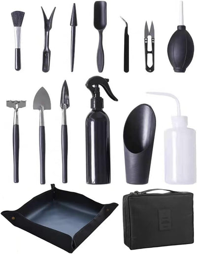 15 herramientas suculentas trasplante alfombrilla bolsa jardin