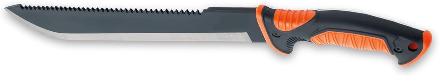 Machete táctico sierra para acampar cazar cortar negro