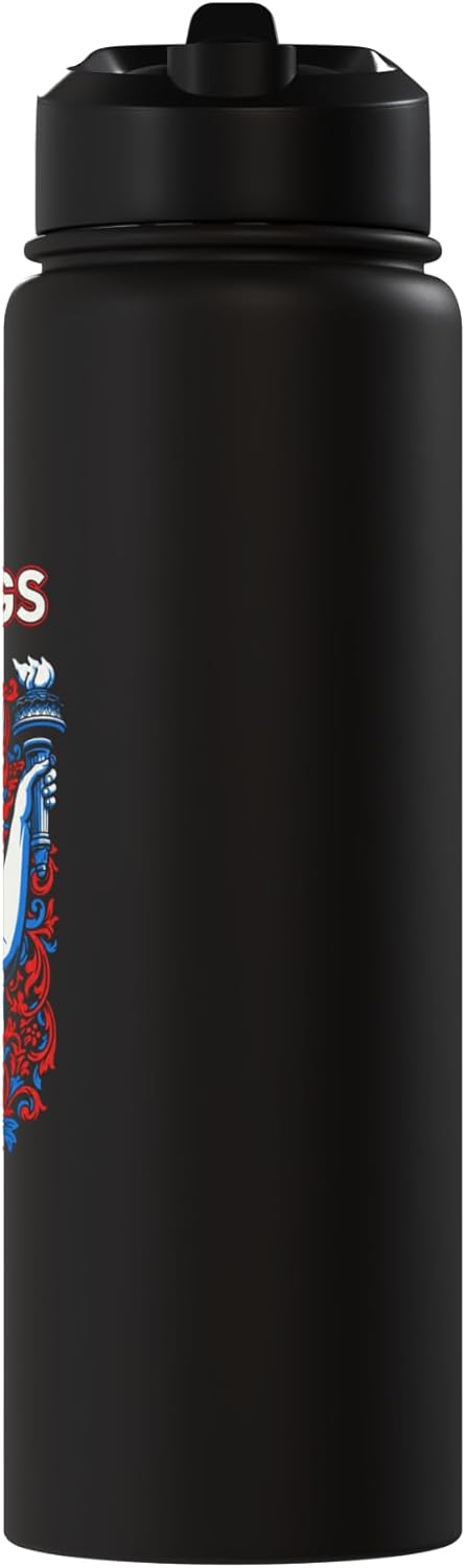 Botella de agua acero inoxidable retro sin BPA