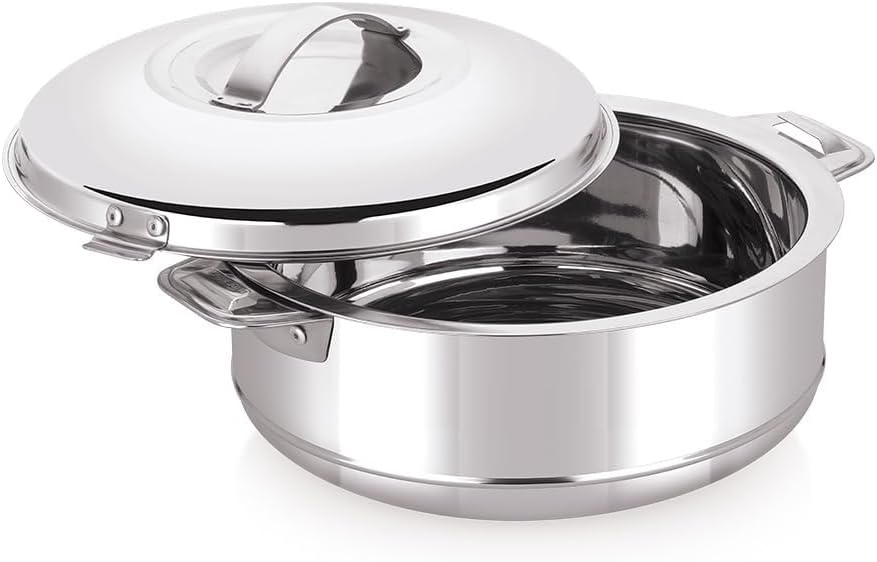 Juego Cacerolas Acero Inox 169.1oz Plateado
