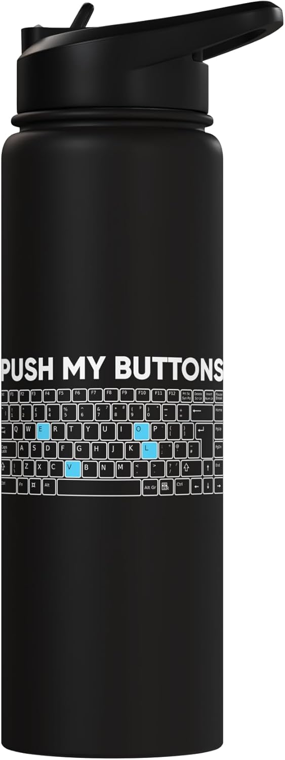 Botella térmica acero inox con teclado Halloween