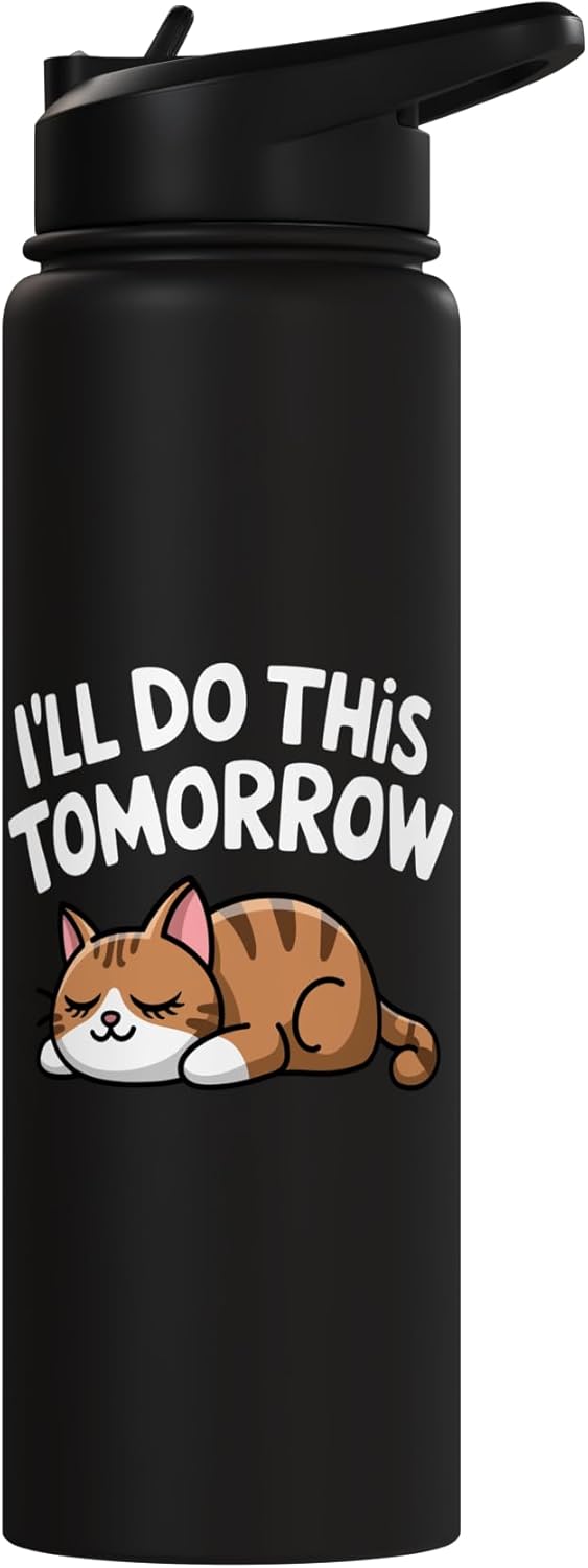 Bote de agua aislado para gatos de acero inoxidable sin BPA