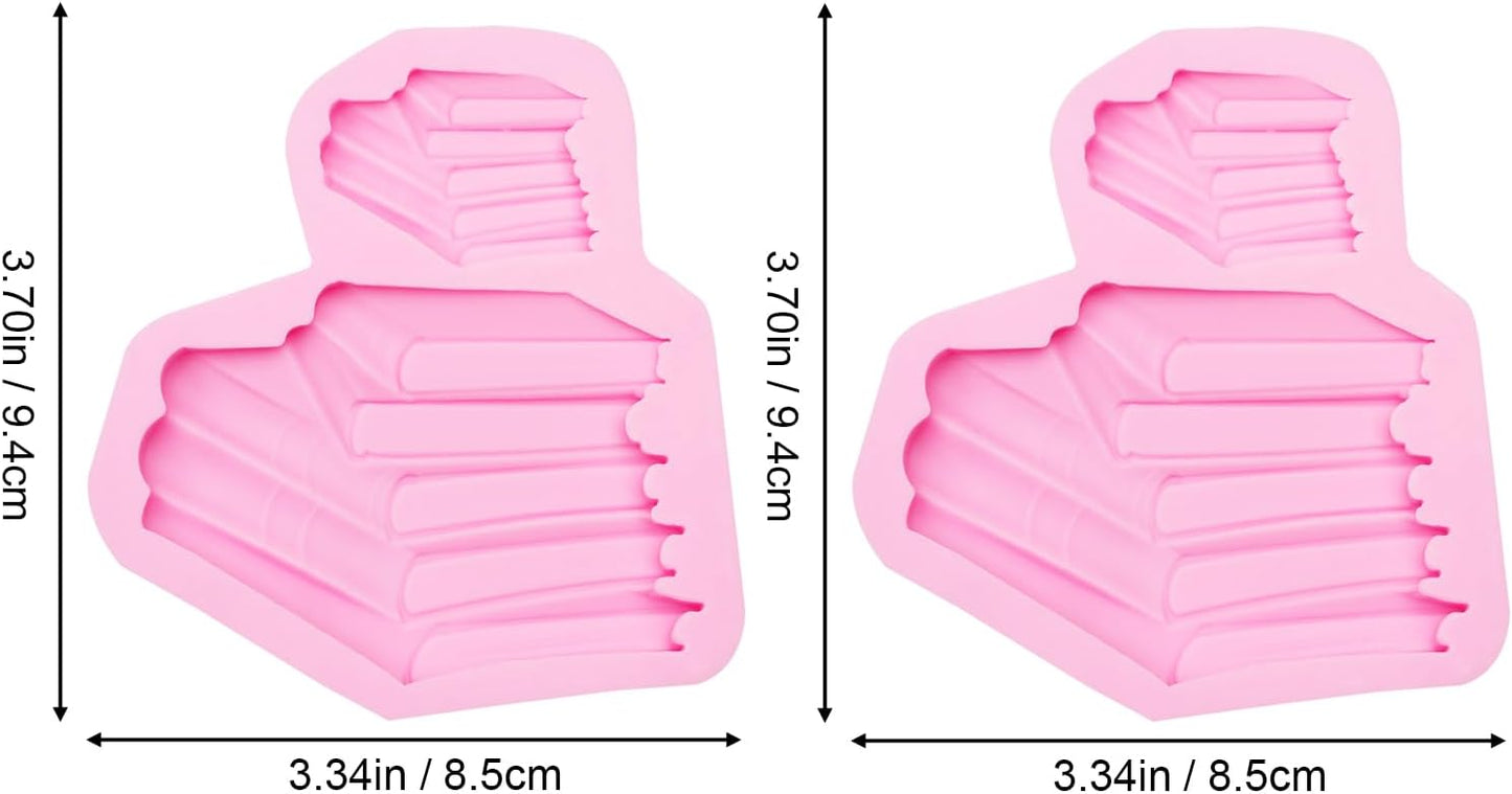 Moldes silicona fondant y chocolate 2 pzas decoración pastel