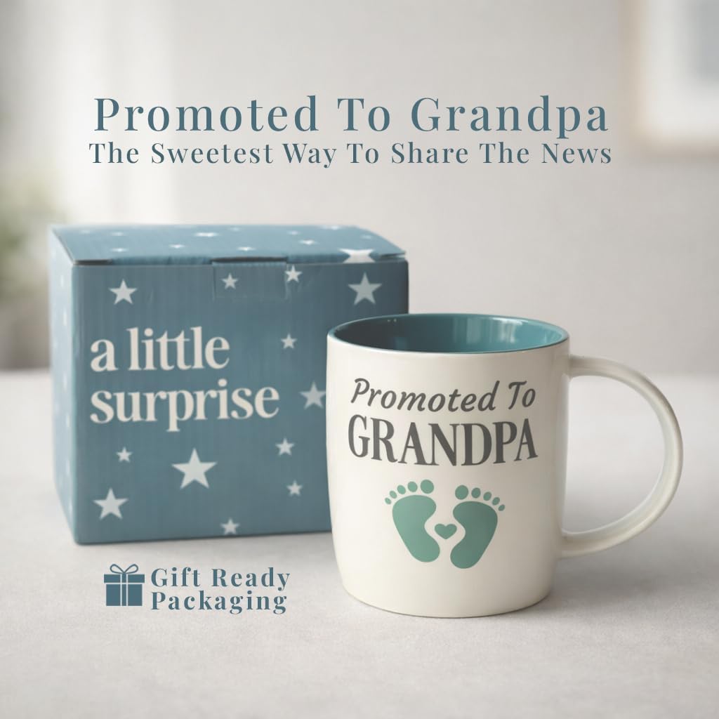 Taza de café Triple Gifffted idea regalo embarazo sorpresa bebé Navidad 2026 cerámica 13 oz